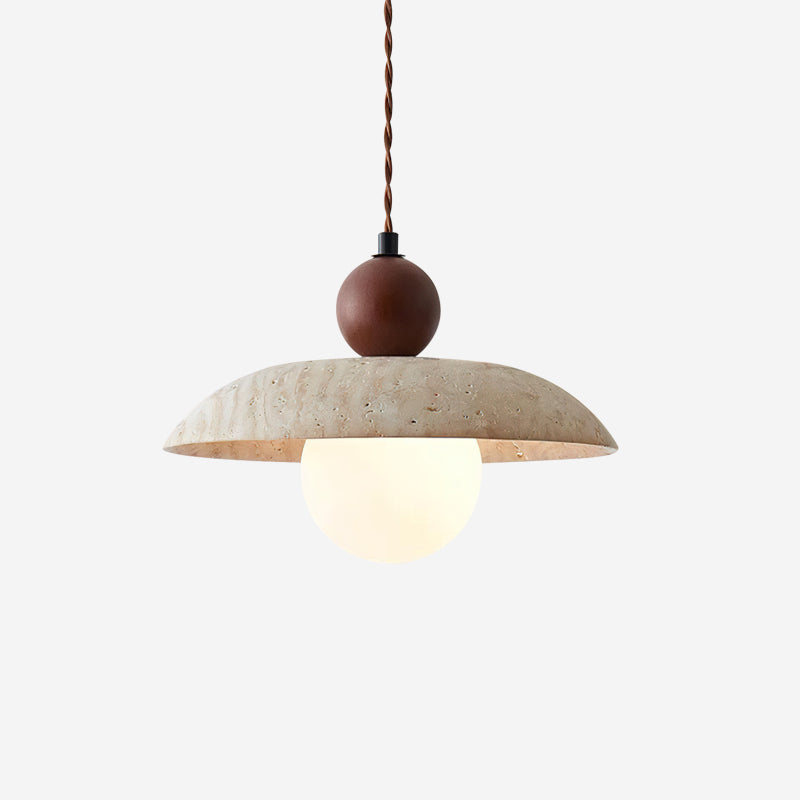 Floyd Travertine Pendant Lamp — product view 1