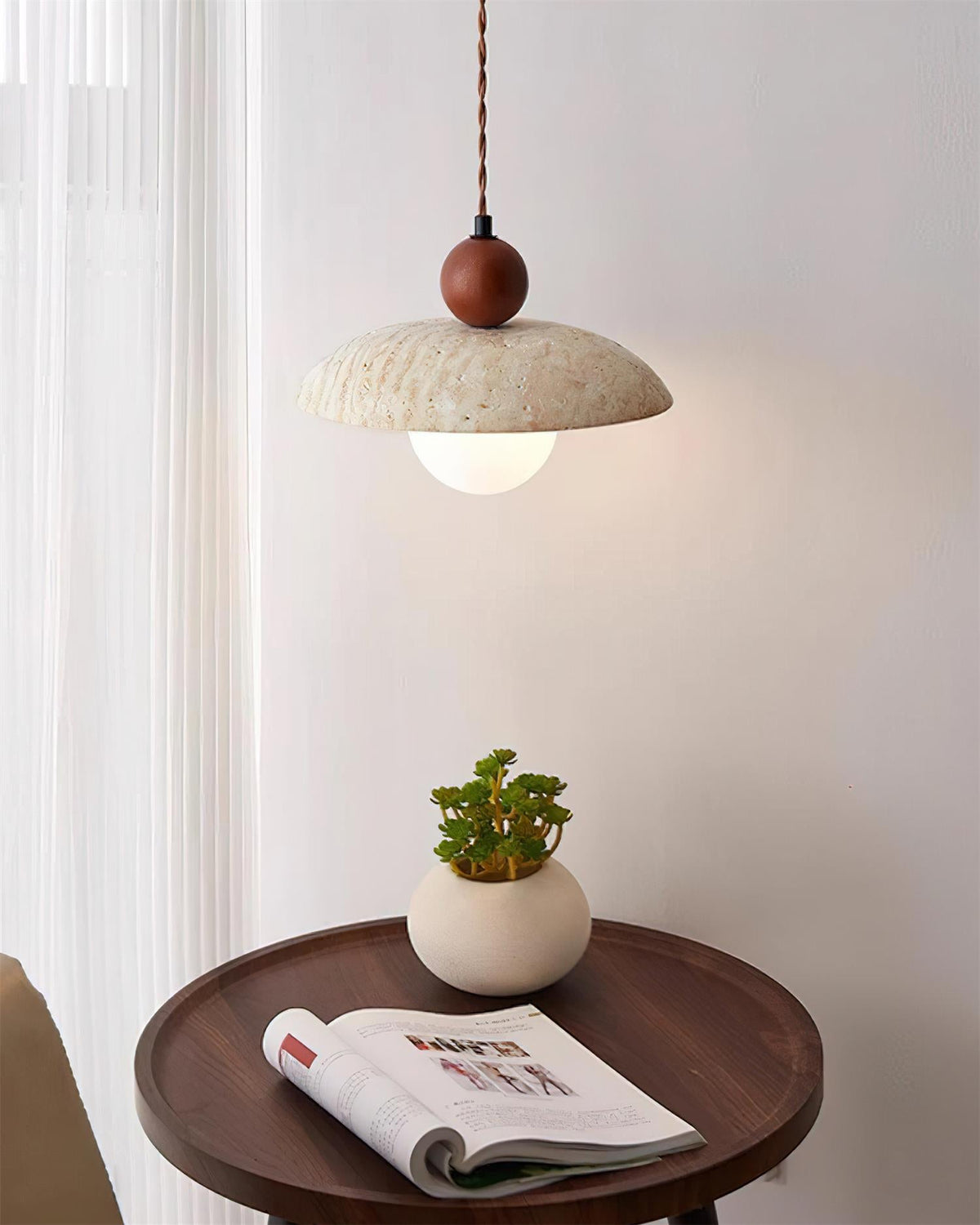 Floyd Travertine Pendant Lamp — product view 16