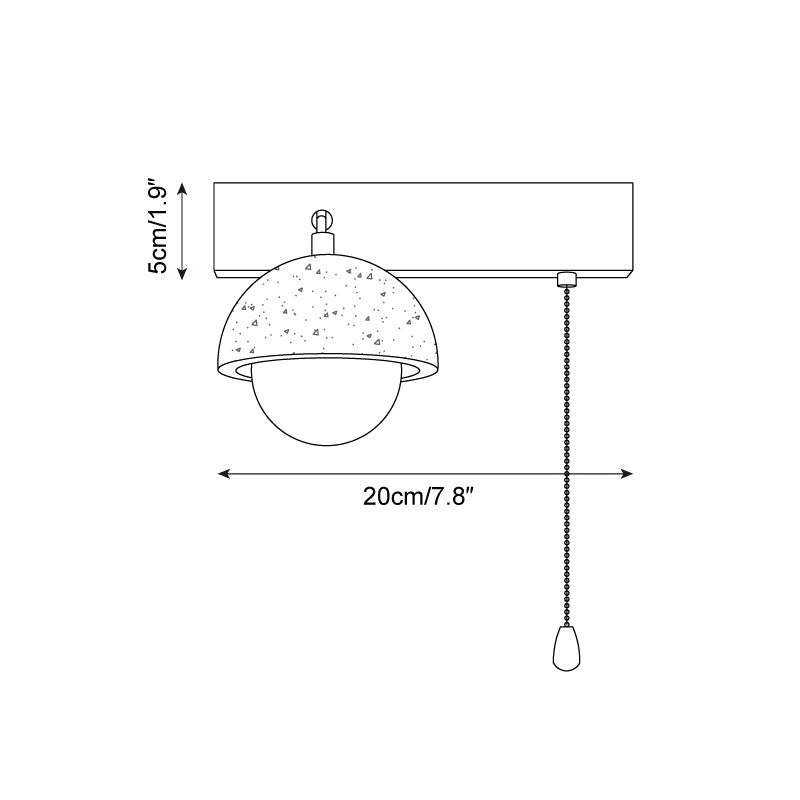 Gabin Travertine Wall Lamp — product view 5