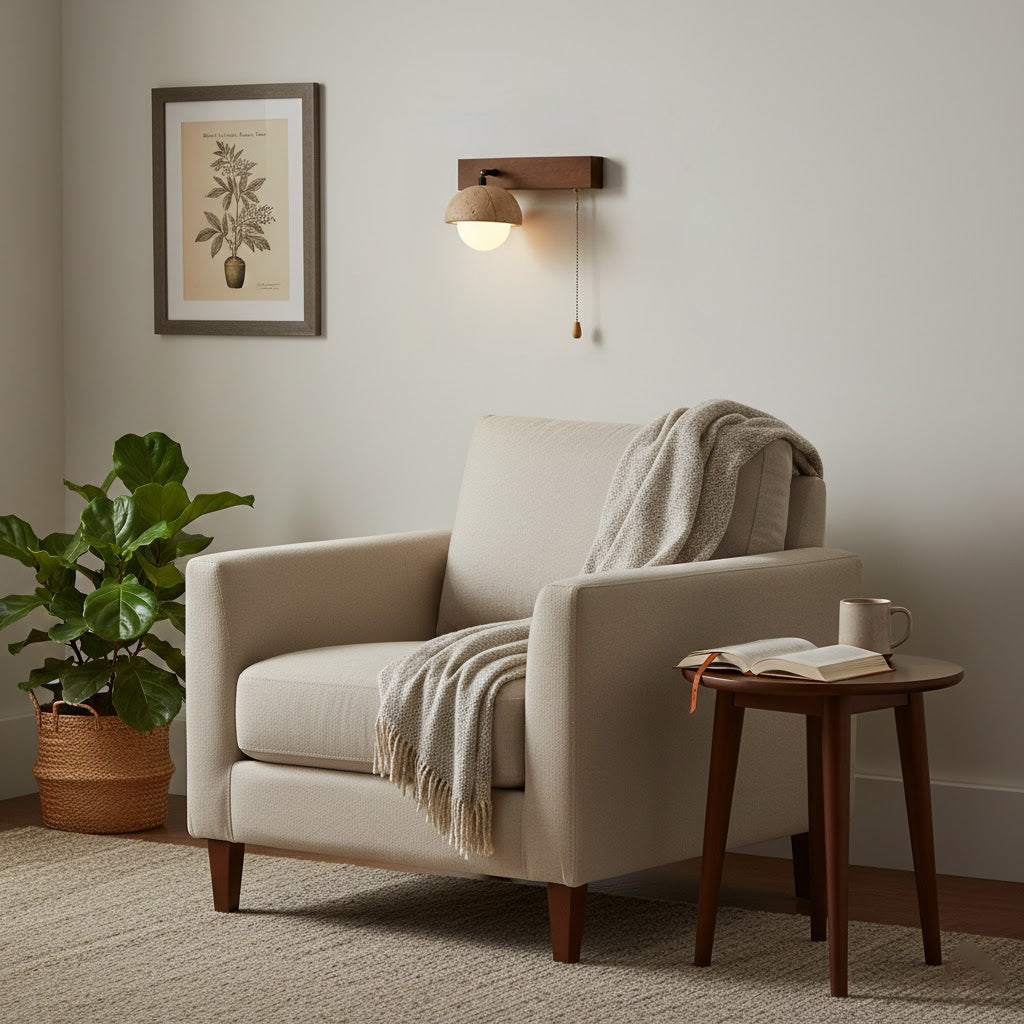 Gabin Travertine Wall Lamp — product view 11