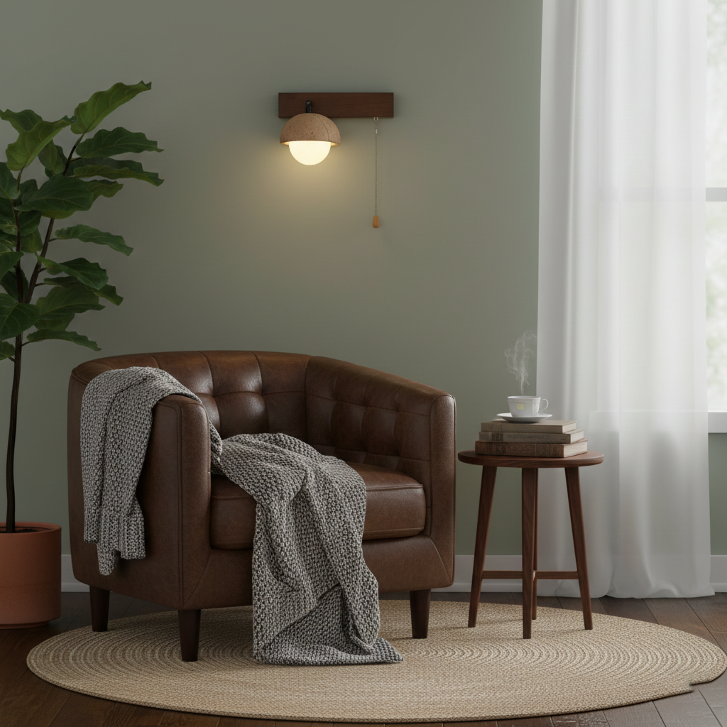 Gabin Travertine Wall Lamp — product view 12