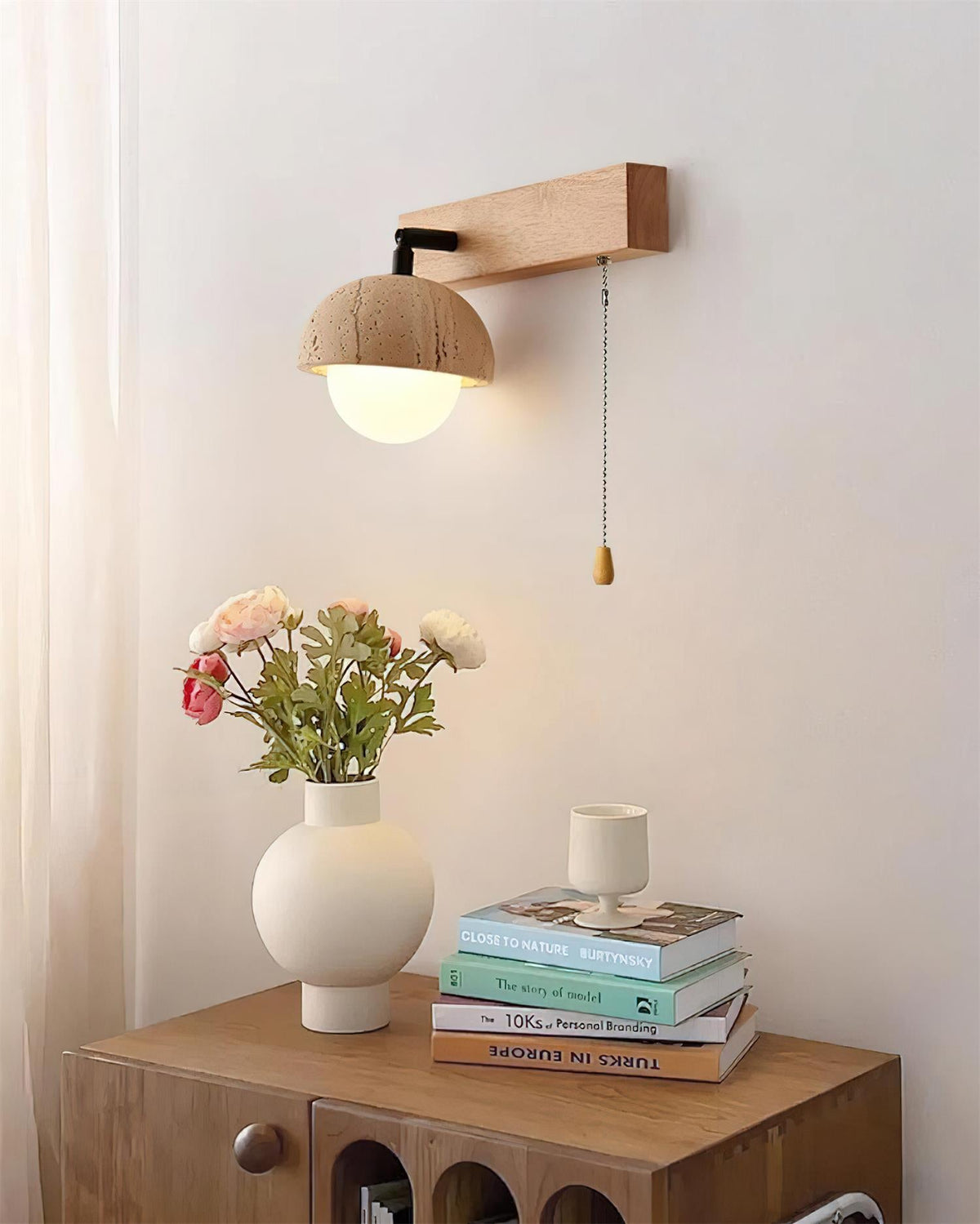Gabin Travertine Wall Lamp — product view 14