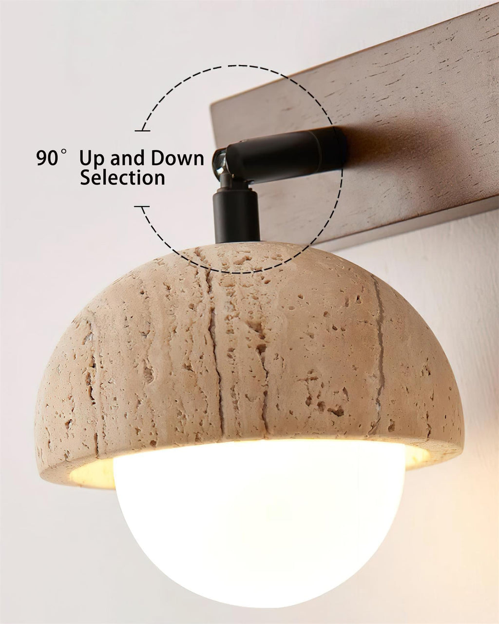 Gabin Travertine Wall Lamp — product view 15