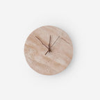 Kiera Travertine Clock Wall Lamp — product view 1