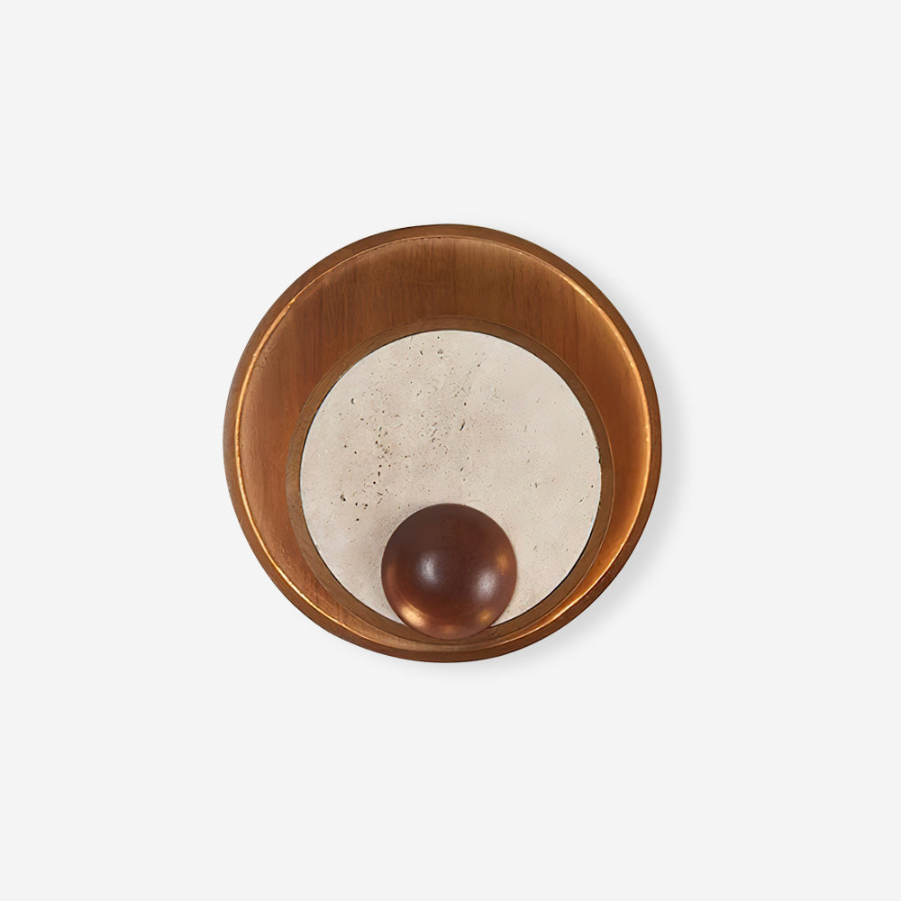 Kaplan Travertine Wall Lamp — product view 1