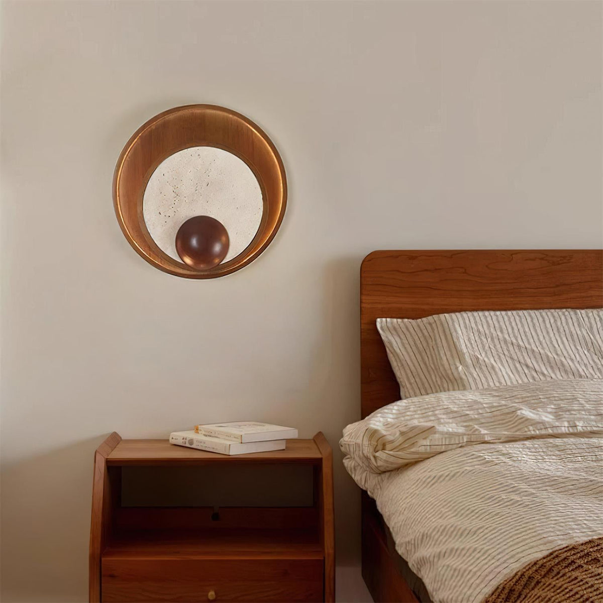Kaplan Travertine Wall Lamp — product view 2