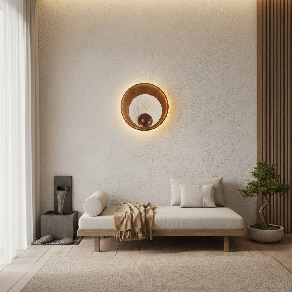 Kaplan Travertine Wall Lamp — product view 9
