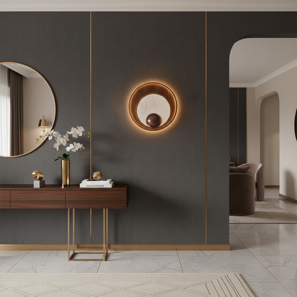 Kaplan Travertine Wall Lamp — product view 11
