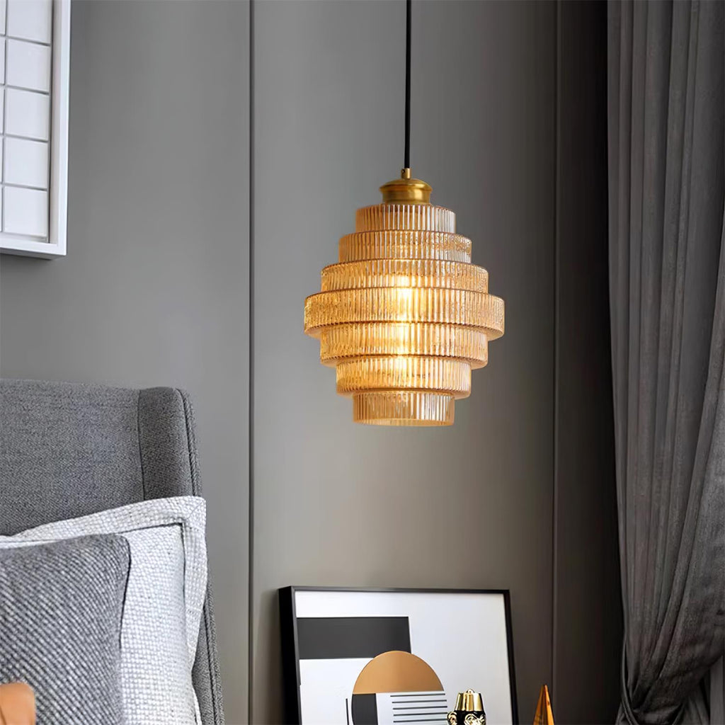 Luella Glass Plug In Pendant Lamp — product view 4
