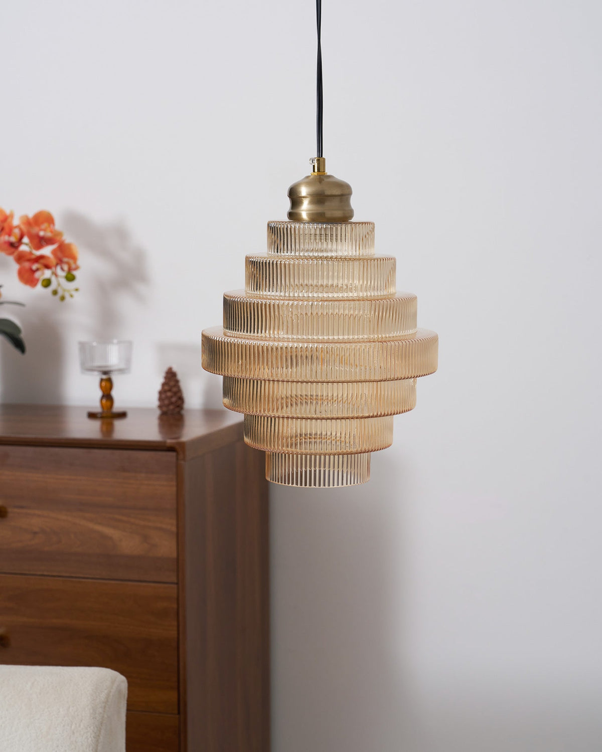 Luella Glass Plug In Pendant Lamp — product view 36