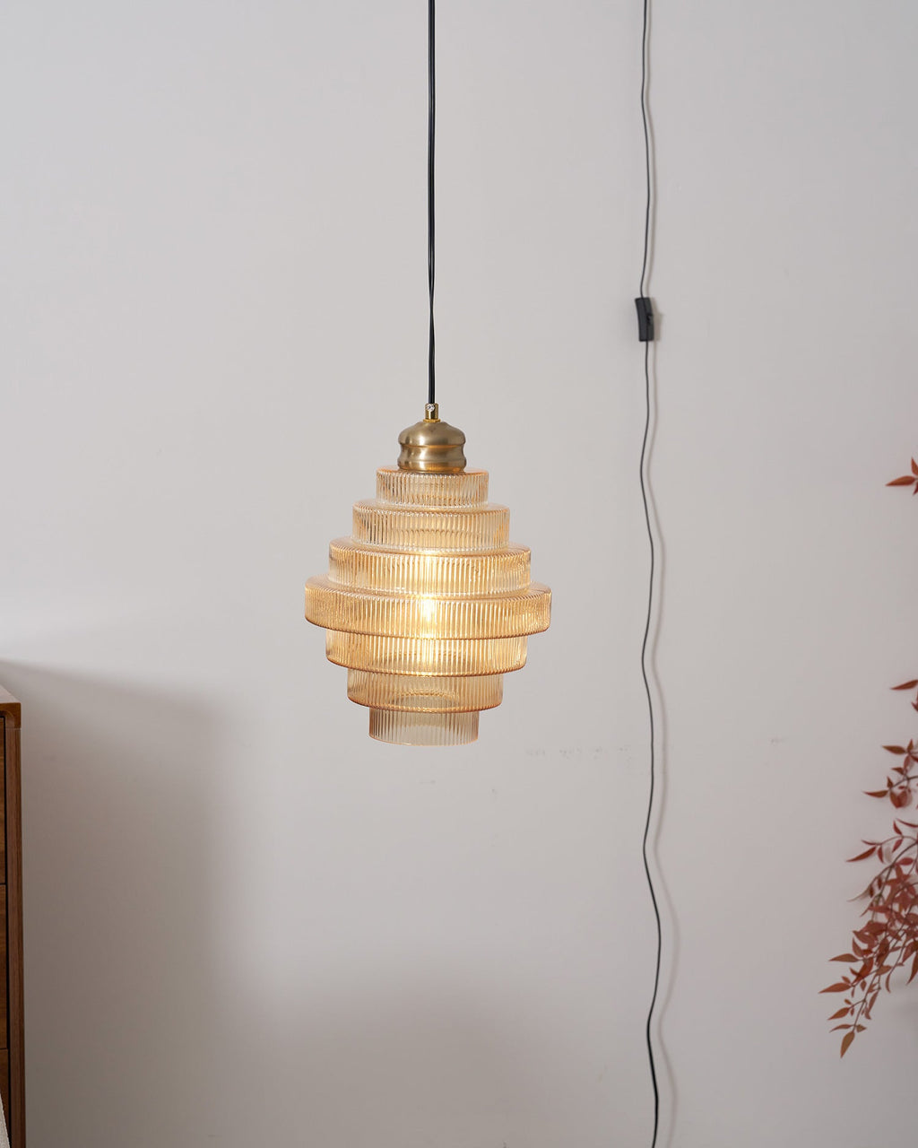 Luella Glass Plug In Pendant Lamp — product view 39