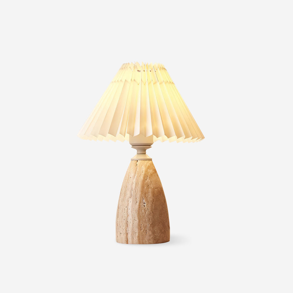 Fina Travertine Table Lamp — product view 1