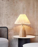 Fina Travertine Table Lamp — product view 3