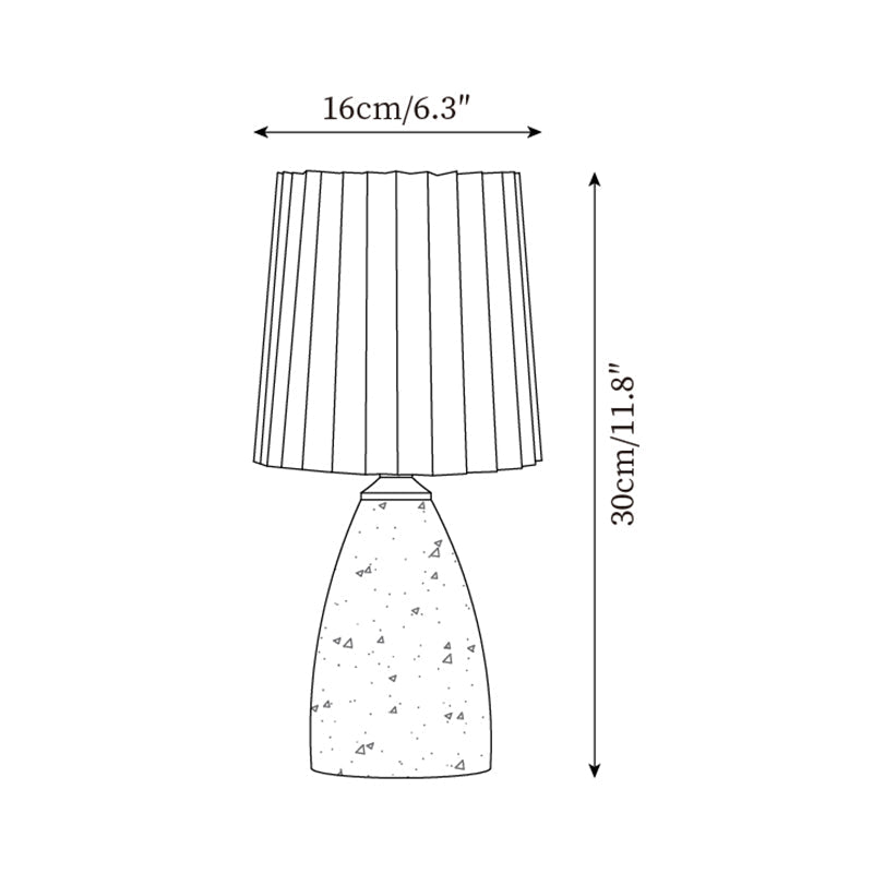 Fina Travertine Table Lamp — product view 6