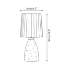 Fina Travertine Table Lamp — product view 6