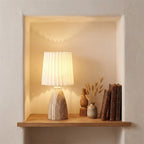 Fina Travertine Table Lamp — product view 13