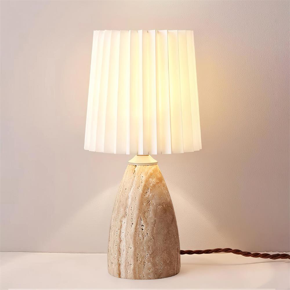 Fina Travertine Table Lamp — product view 15