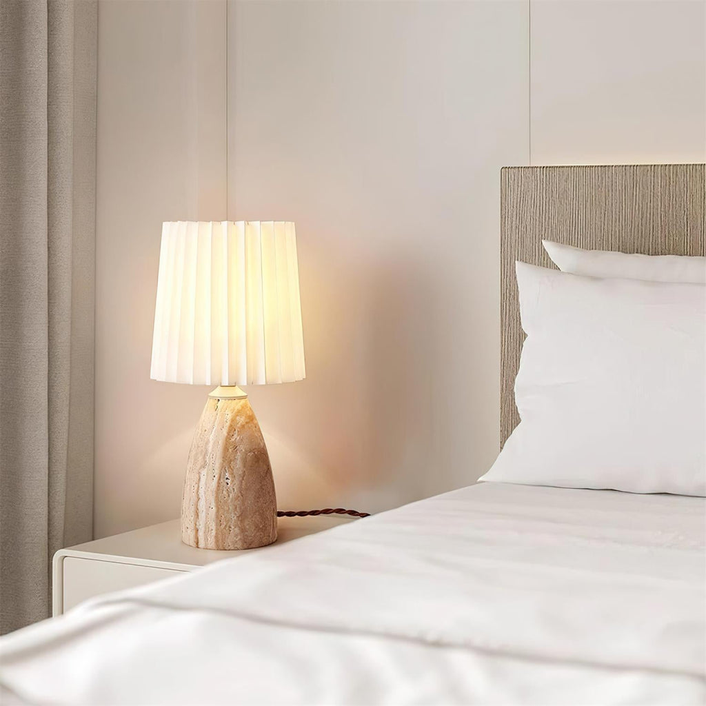 Fina Travertine Table Lamp — product view 16