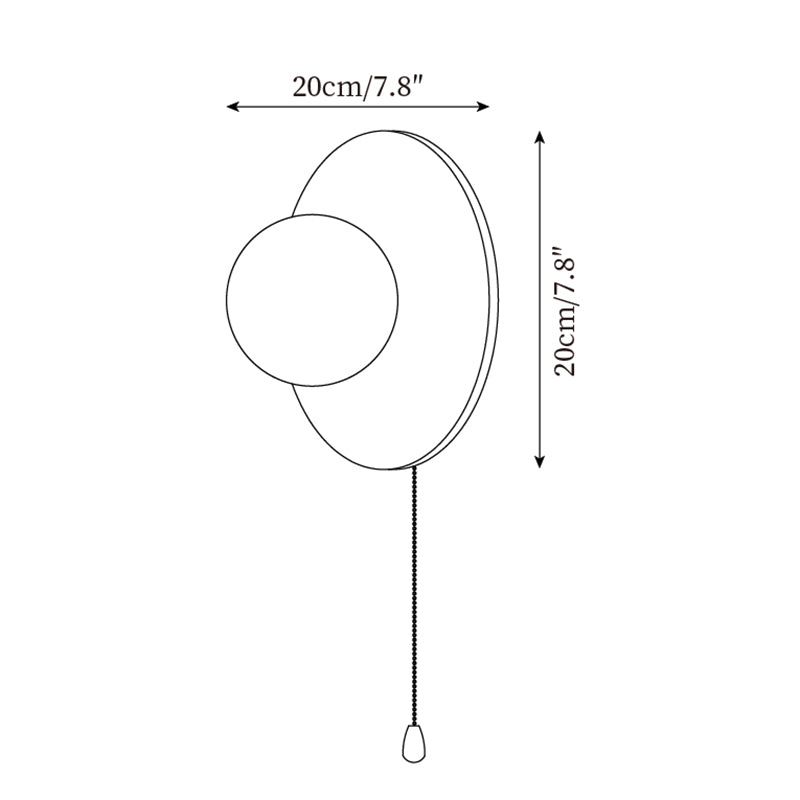 Cara Wood Wall Lamp — product view 6