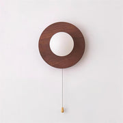 Walnut Color & White