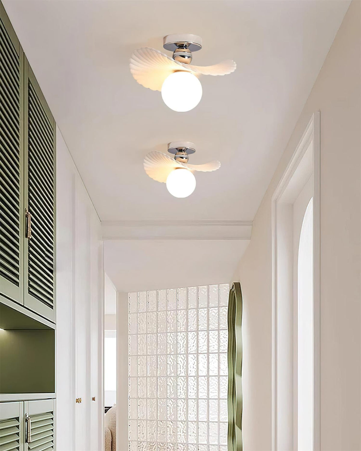 Zinola Glass Ceiling Lamp — product view 3