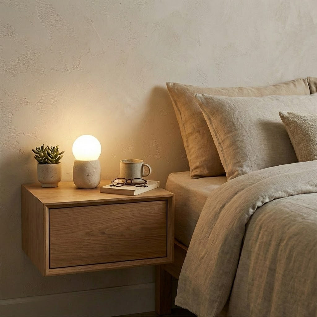 Kave Travertine Table Lamp — product view 11