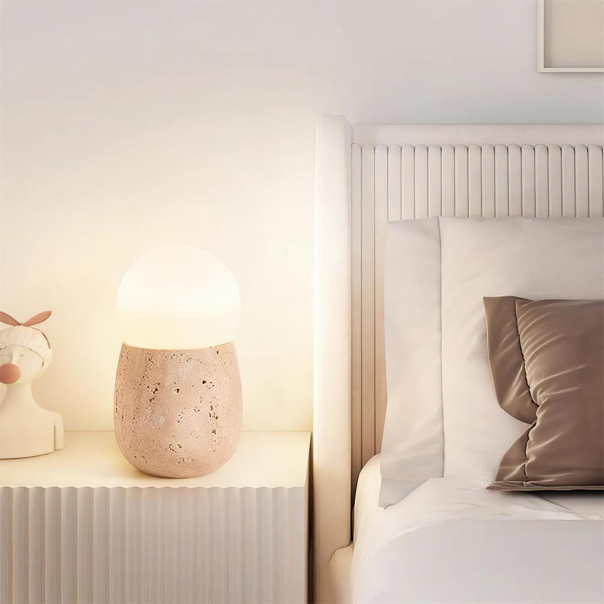 Kave Travertine Table Lamp — product view 13