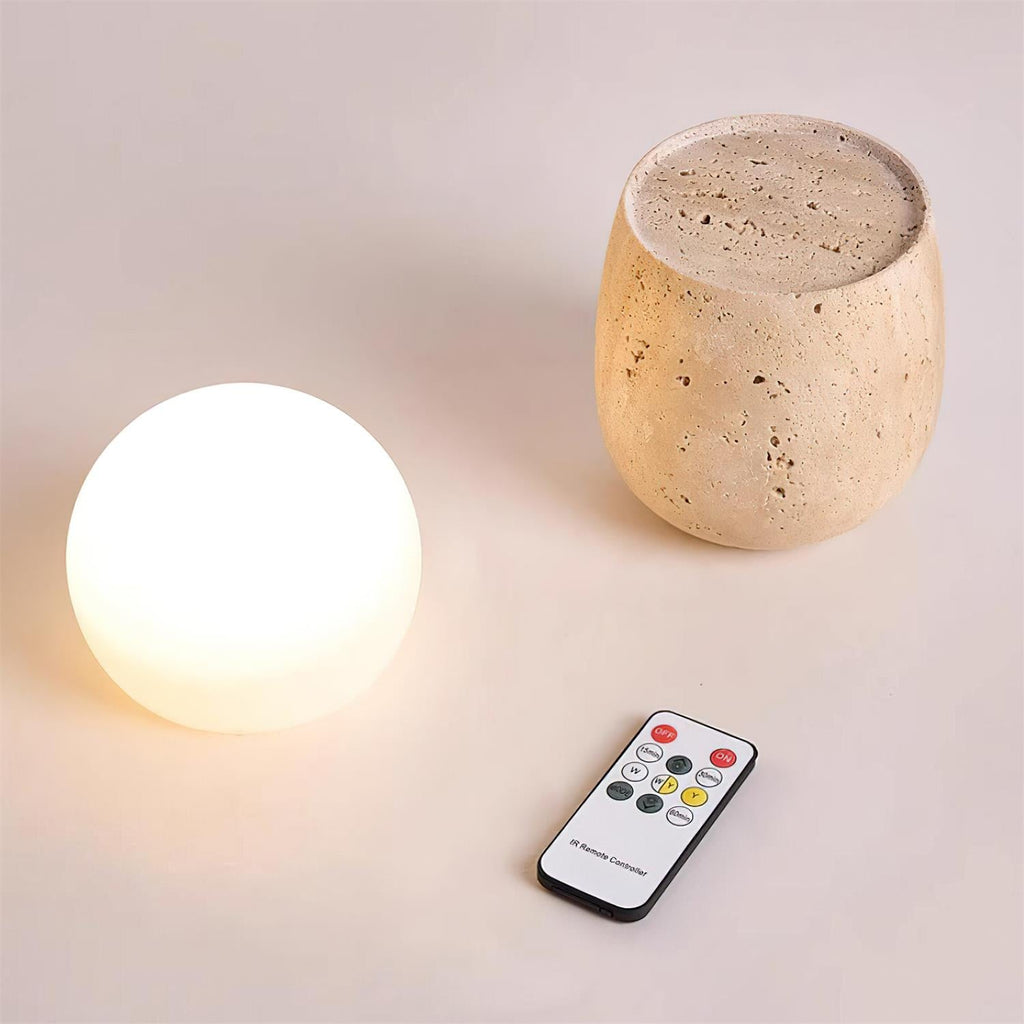 Kave Travertine Table Lamp — product view 14