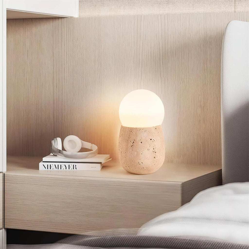 Kave Travertine Table Lamp — product view 15
