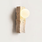 Daith Irregulate Travertine Wall Lamp — product view 2