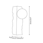 Daith Irregulate Travertine Wall Lamp — product view 5