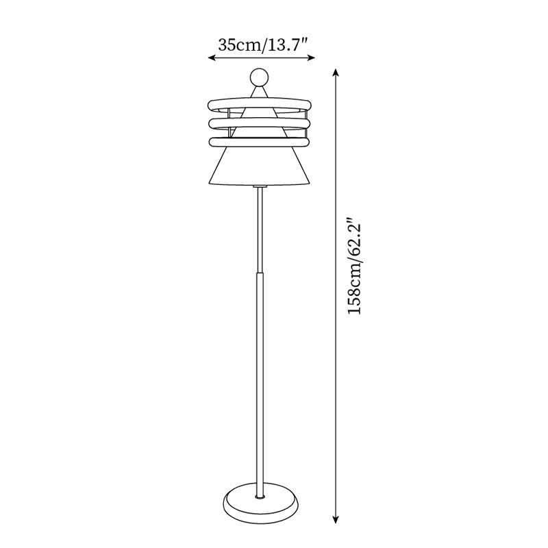 Keane Metal Floor Lamp — product view 5