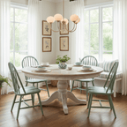 Colored Glass Globe Chandelier in Copper or Chrome — view 20