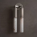 Selinunte Alabaster Baton Wall Sconce — detail and setting 16