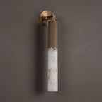Selinunte Alabaster Baton Wall Sconce — detail and setting 18