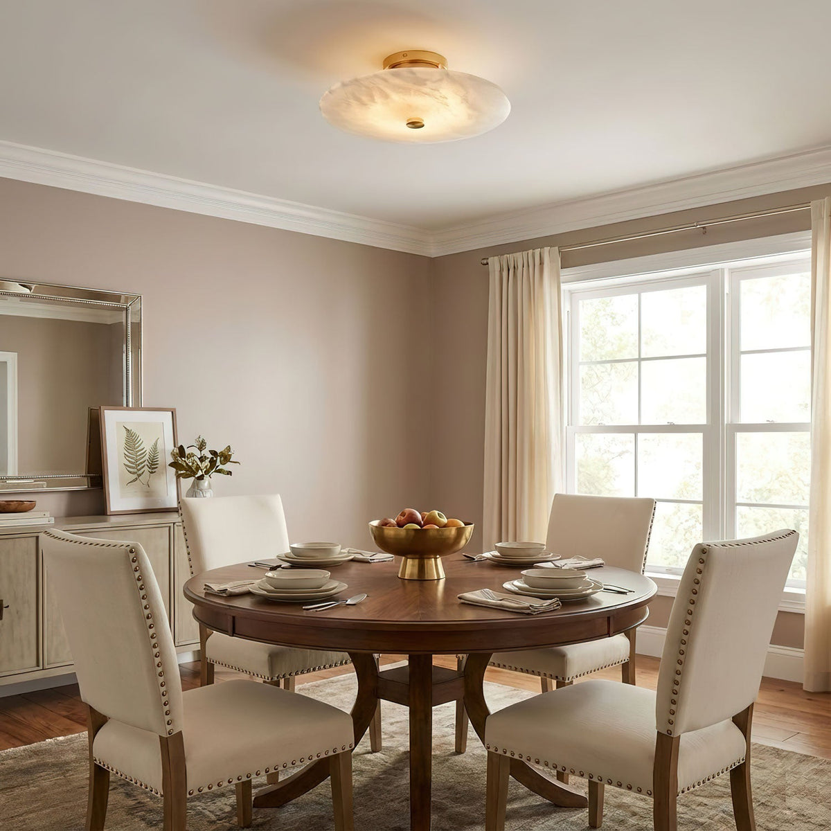Ankeny Alabaster LED Ceiling Light – ceiling light product view 3