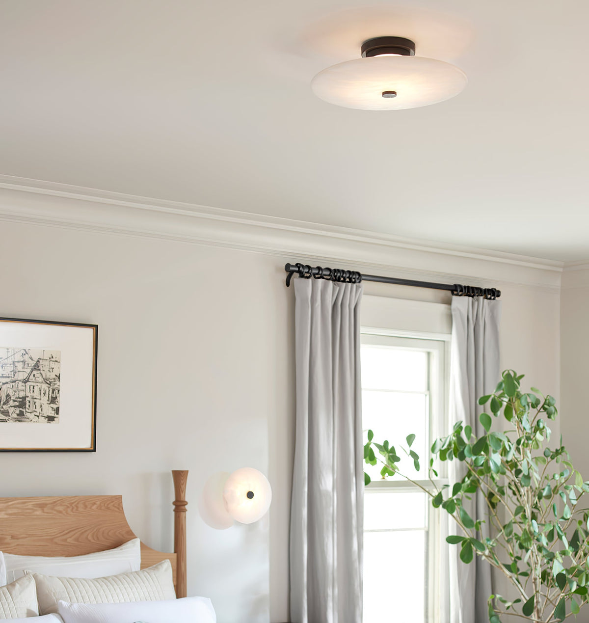 Ankeny Alabaster LED Ceiling Light – ceiling light product view 12