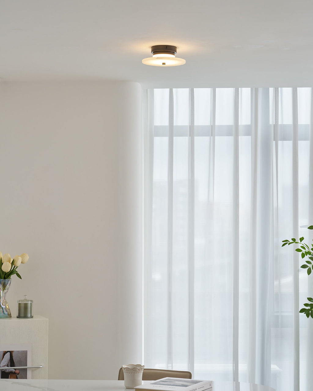 Ankeny Alabaster LED Ceiling Light – ceiling light product view 24