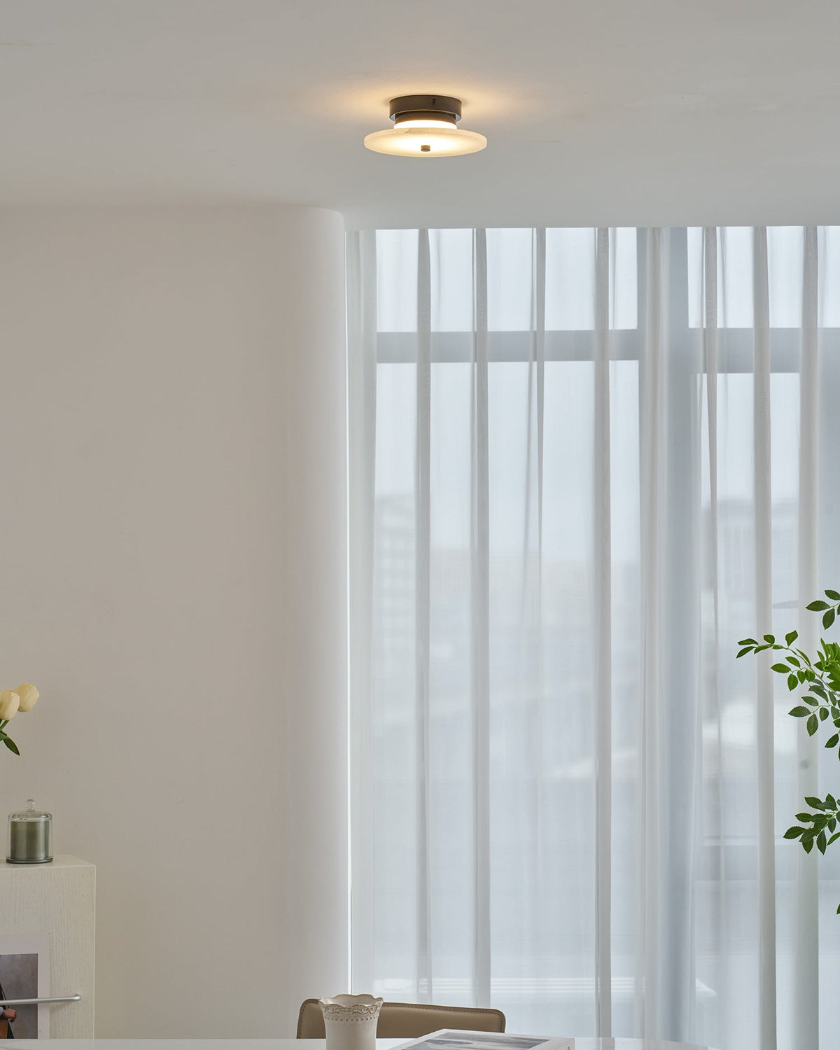 Ankeny Alabaster LED Ceiling Light – ceiling light product view 25