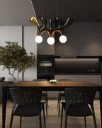 Antenna Wood and Glass Globe Pendant Light - product view 7