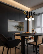 Antenna Wood and Glass Globe Pendant Light - product view 8