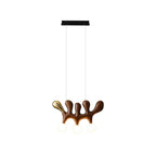 Antenna Wood and Glass Globe Pendant Light - product view 14