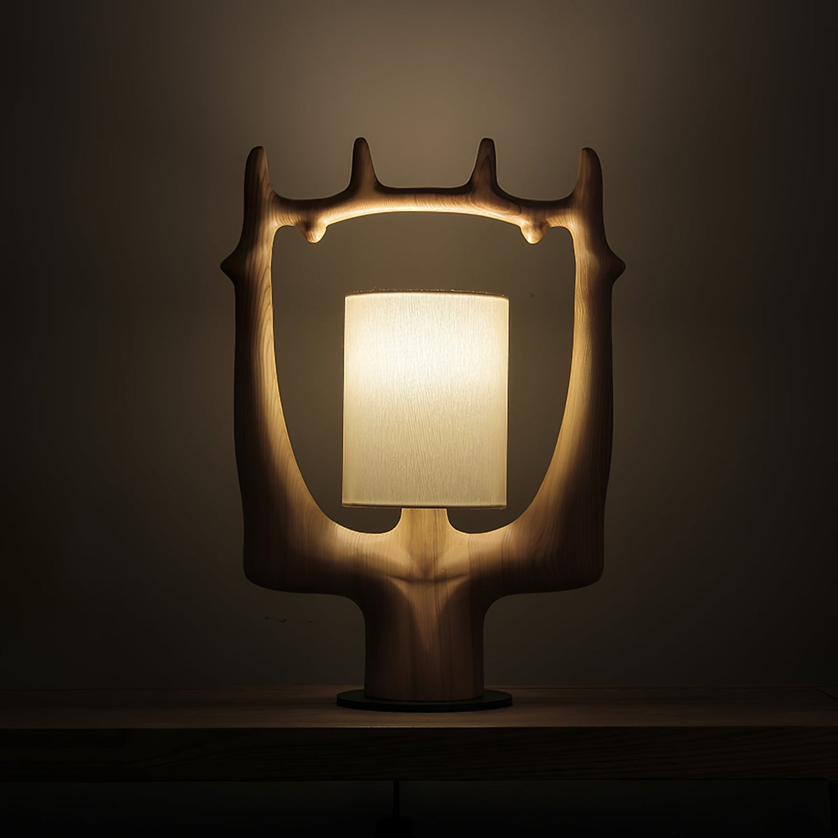 Antler Ring Table Lamp — product and interior detail 10