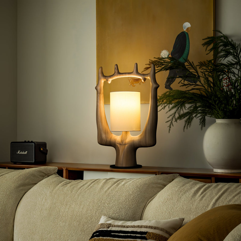 Antler Ring Table Lamp — product and interior detail 14
