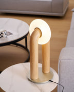 Arcadia Arched Wood LED Table Lamp - product view 3