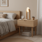 Arcadia Arched Wood LED Table Lamp - product view 9