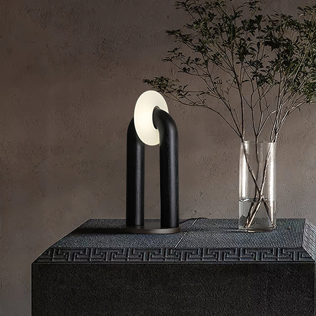 Arcadia Arched Wood LED Table Lamp - product view 16