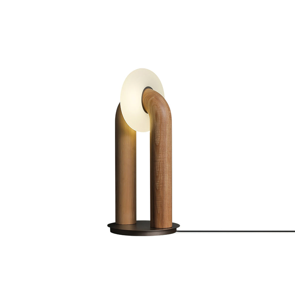 Arcadia Arched Wood LED Table Lamp - product view 40