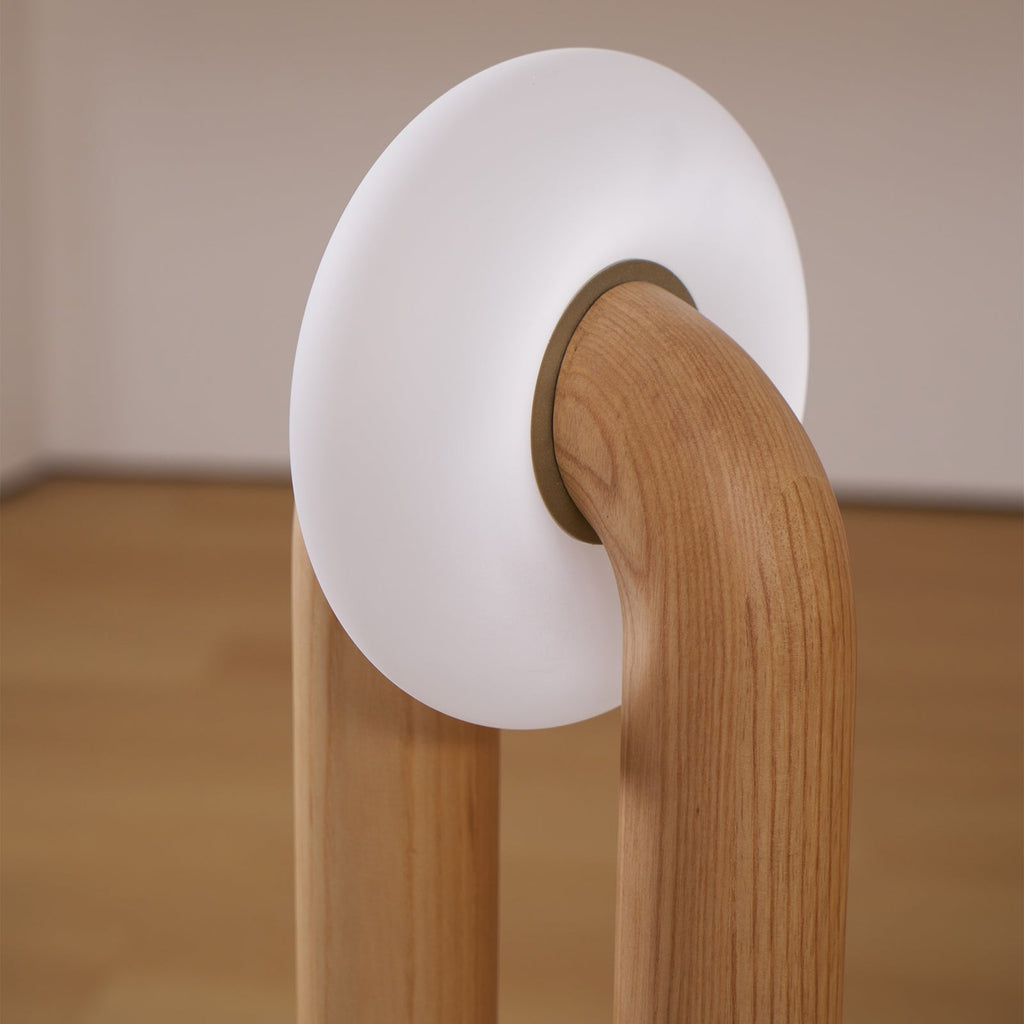 Arcadia Arched Wood LED Table Lamp - product view 44