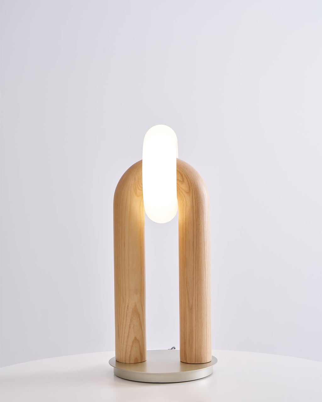 Arcadia Arched Wood LED Table Lamp - product view 46